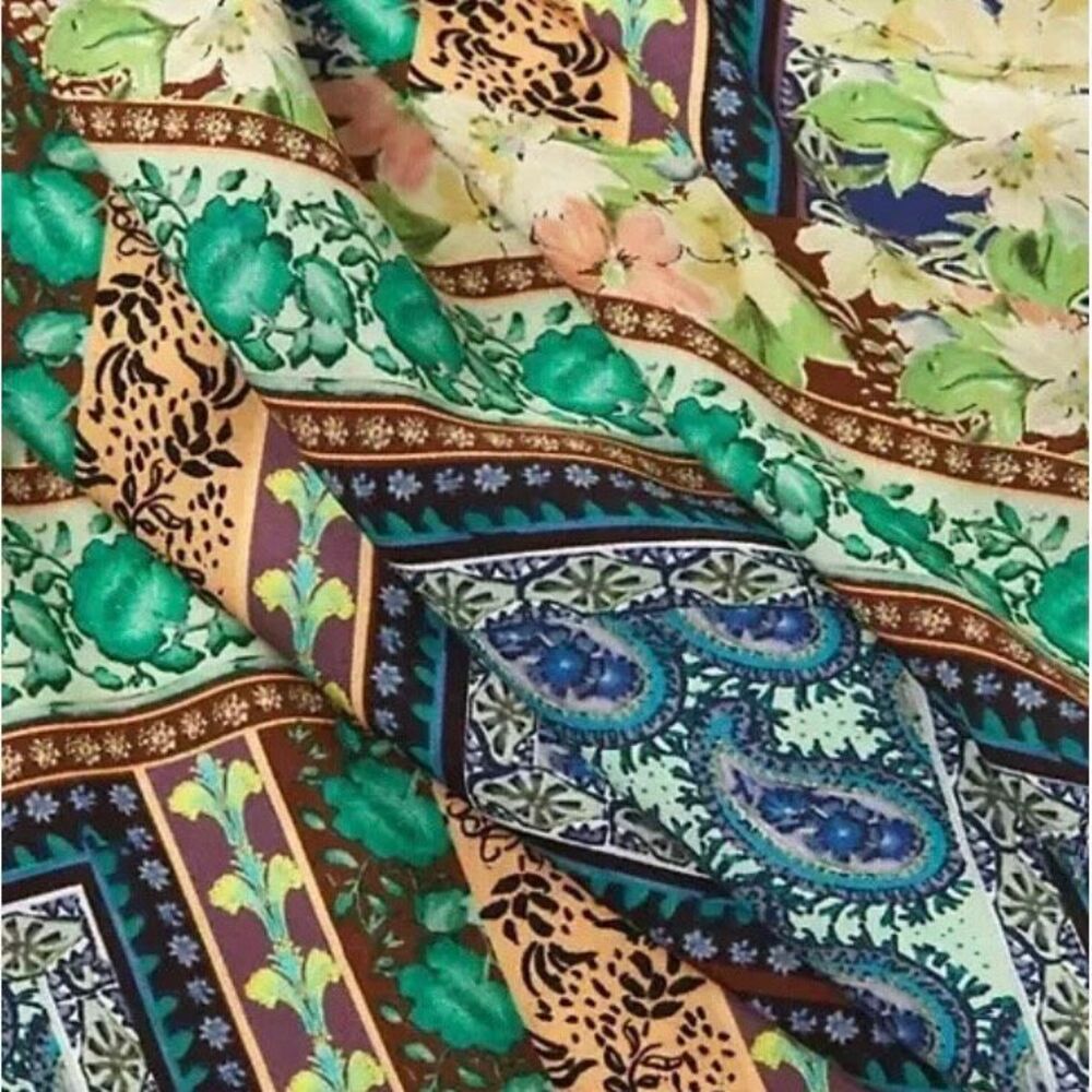 Johnny Was 'Rivera' Patchwork-Print Tiered Wide-L… - image 11